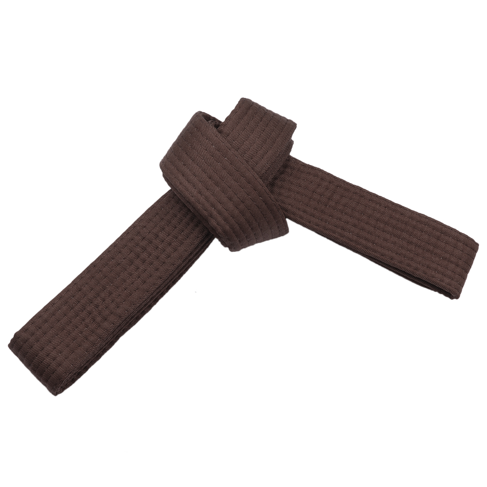 Brown Solid Color Rank Promotion Belt