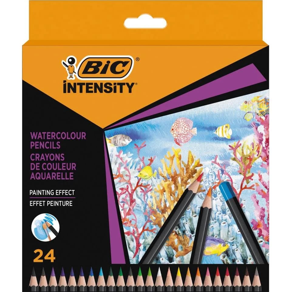 Crayons de couleur aquarelle