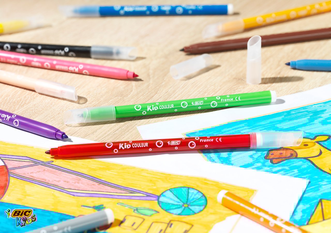 Feutres Kid Couleur BIC Kids x18