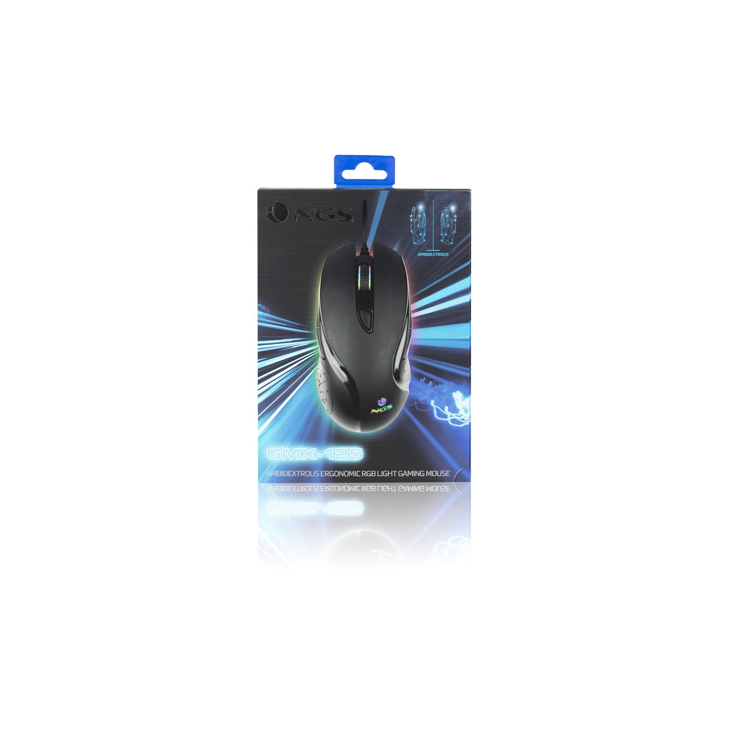 Souris gaming Ngs Gmx-125 Ambidextre Usb Type-a Optique 7200 Dpi