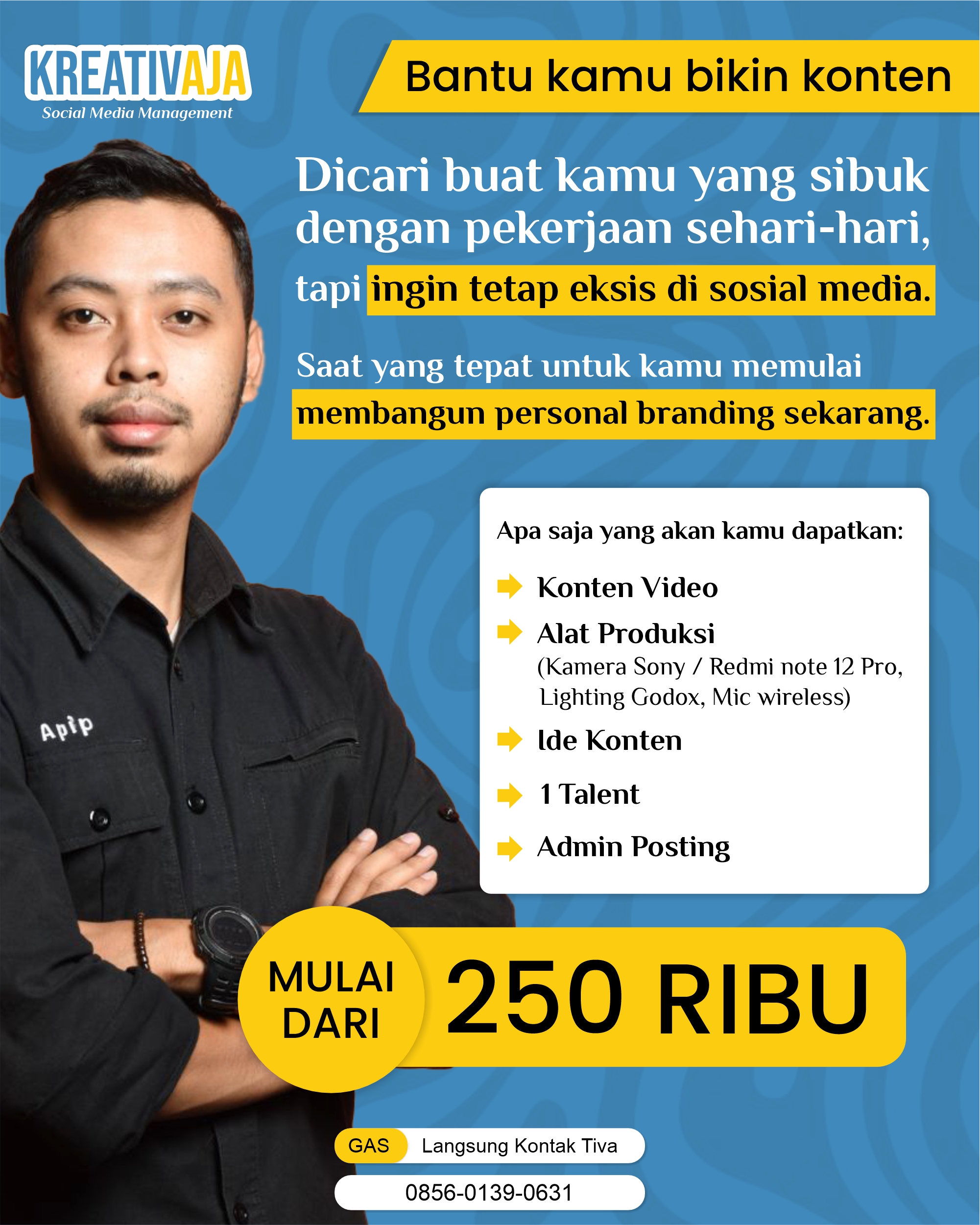 Video Konten Reels atau Tiktok