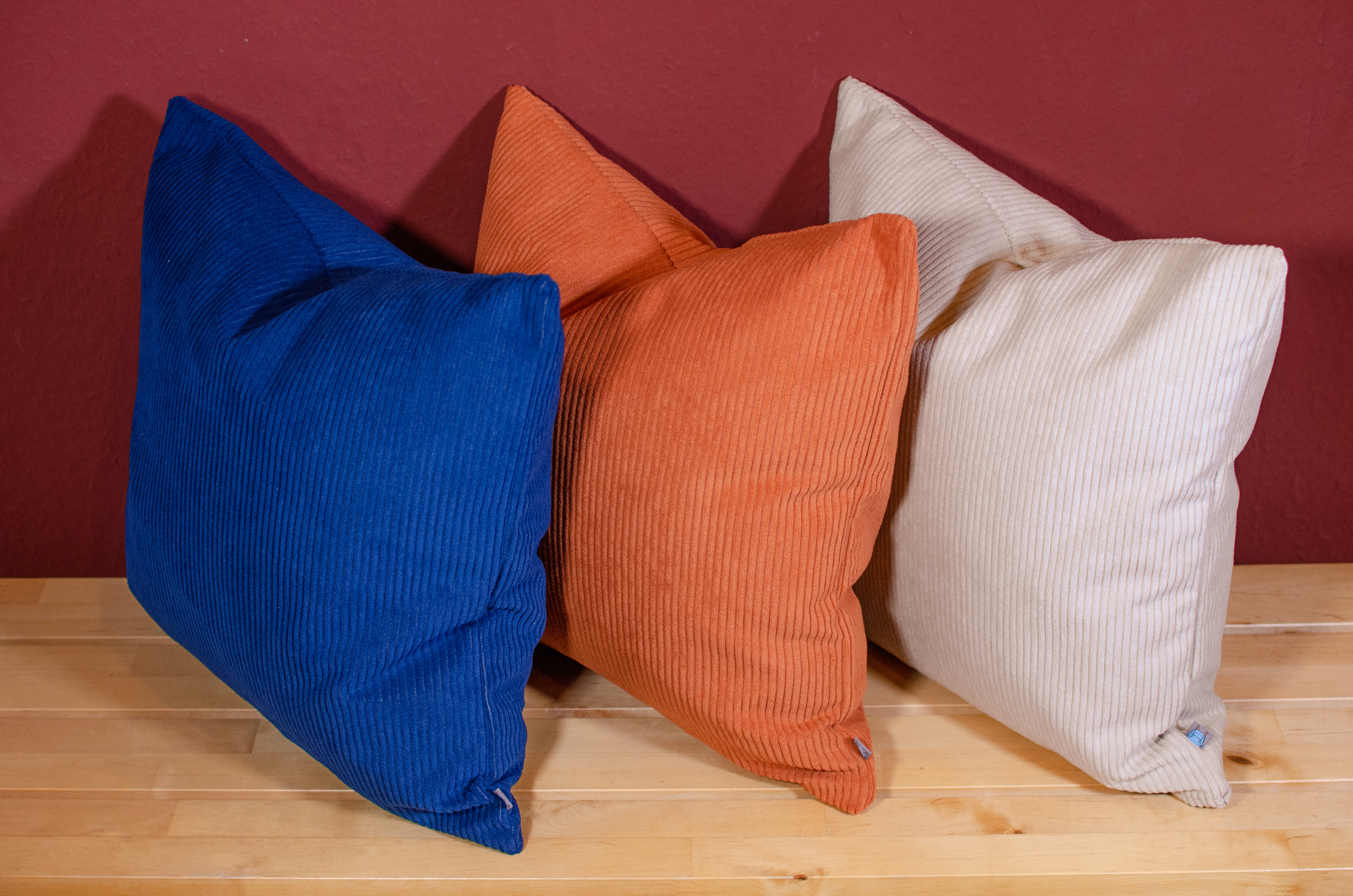 Kissenhülle Cord Orangebraun