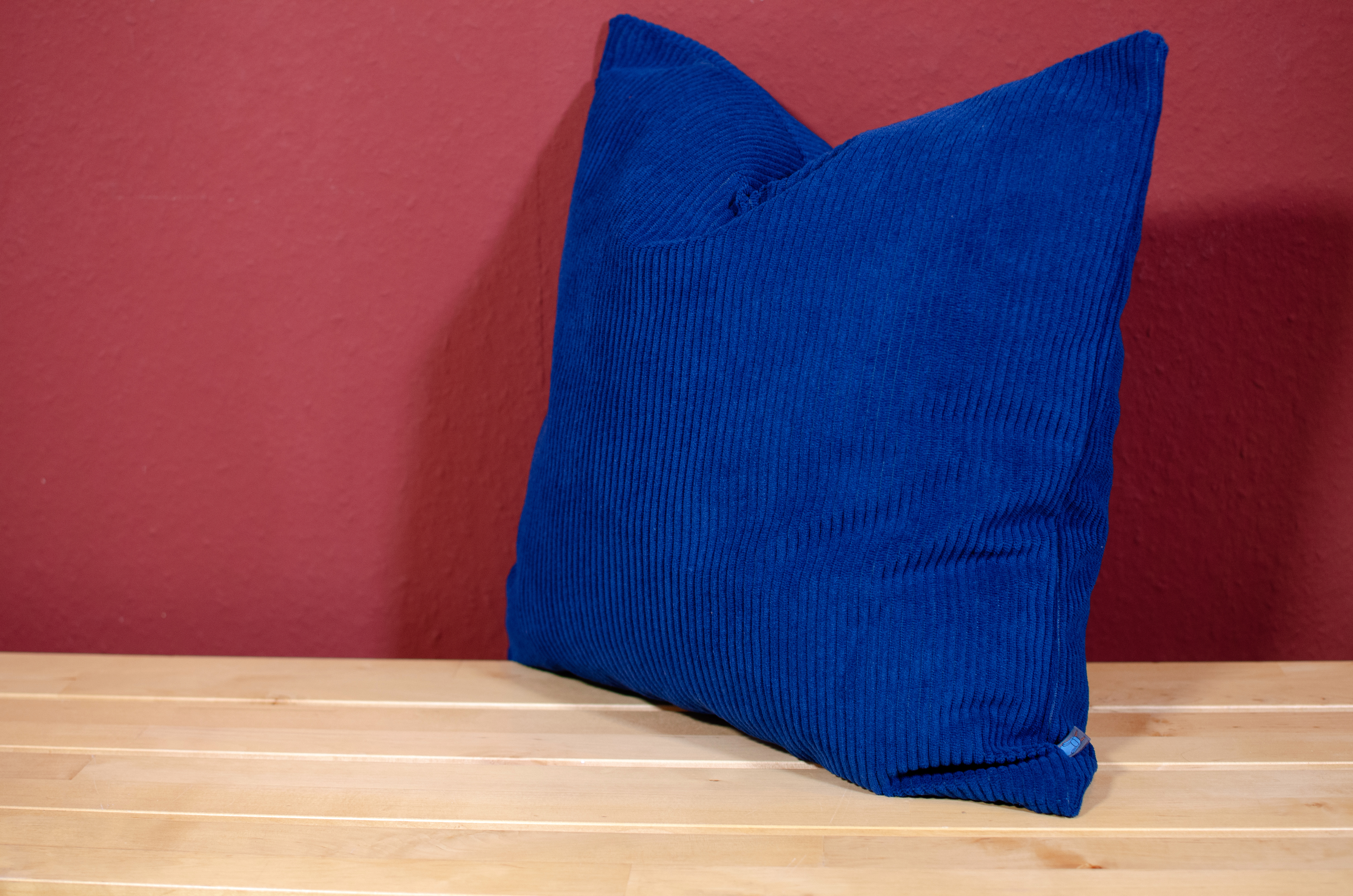 Kissenhülle Cord Marineblau