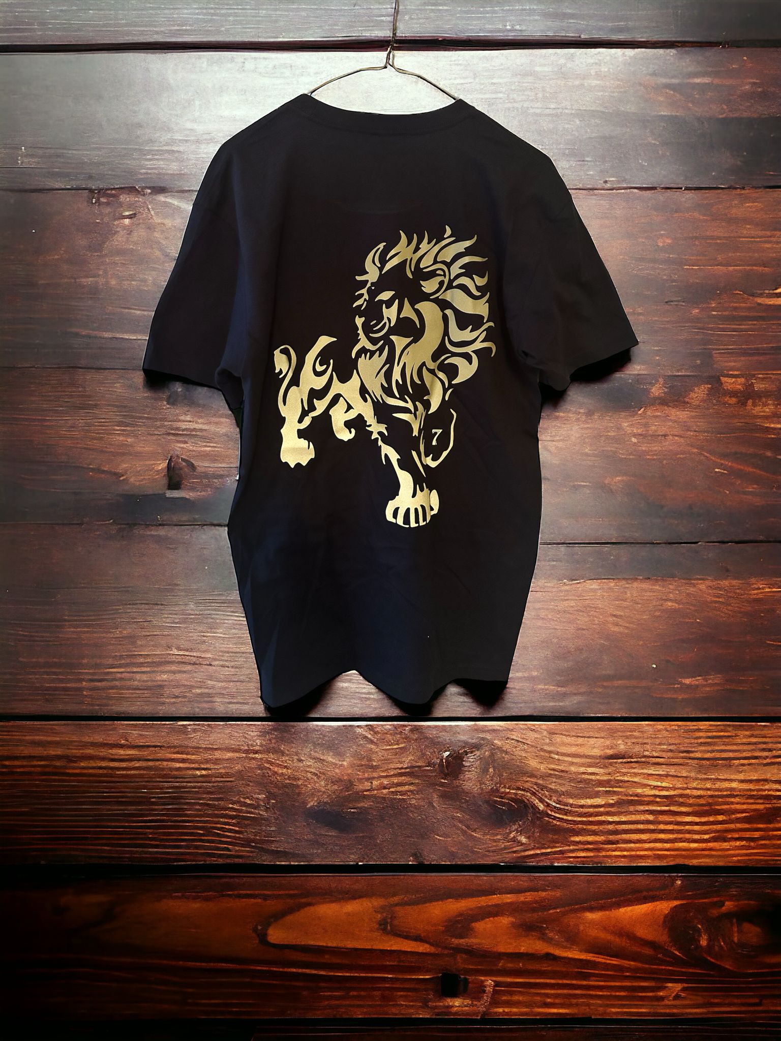 Showcase  your strength and style with the 7 Lion Fitness Men's T-shirt, a bold statement of Courage and Commitment.