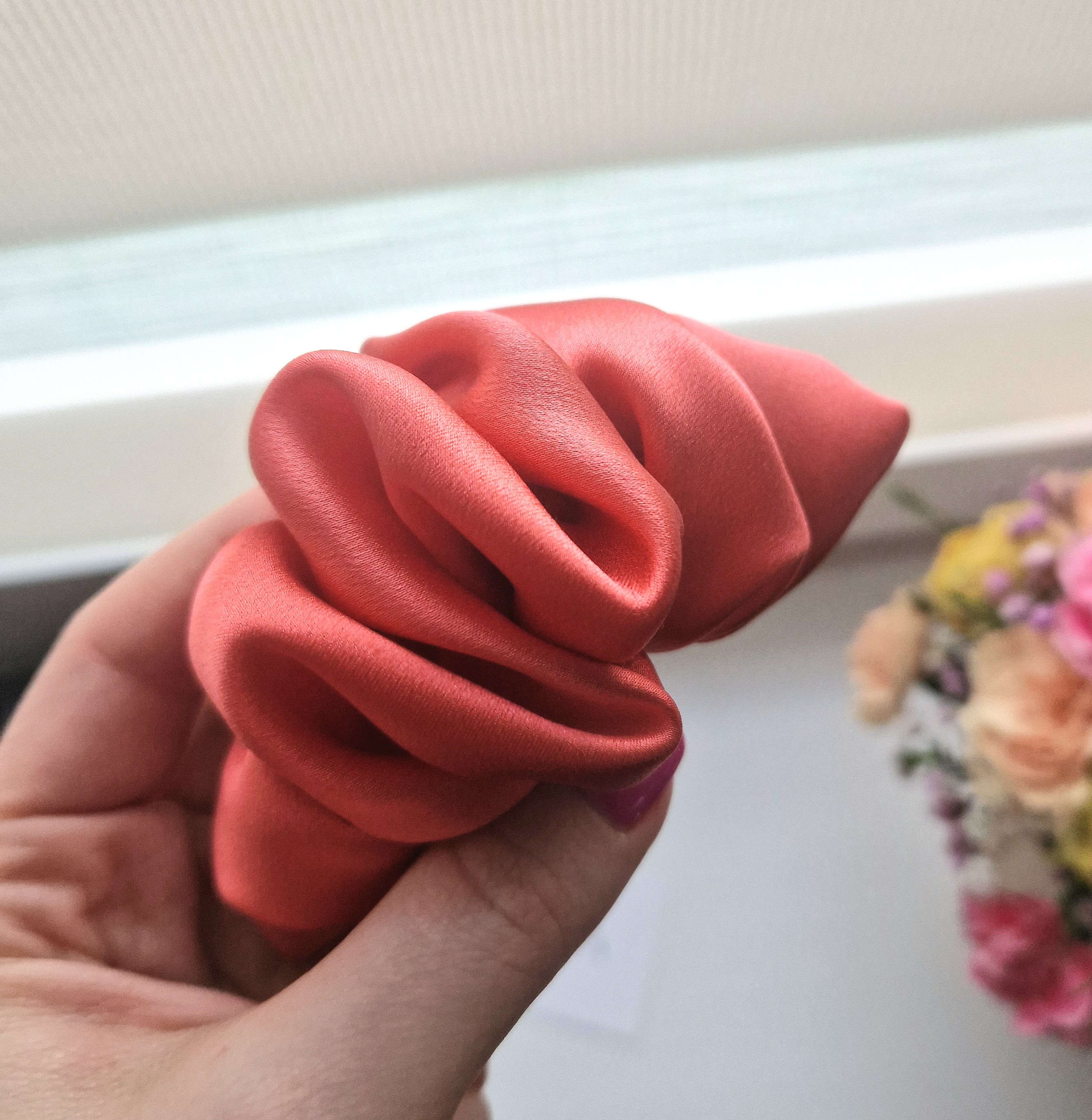 Koralų rožinis segtukas