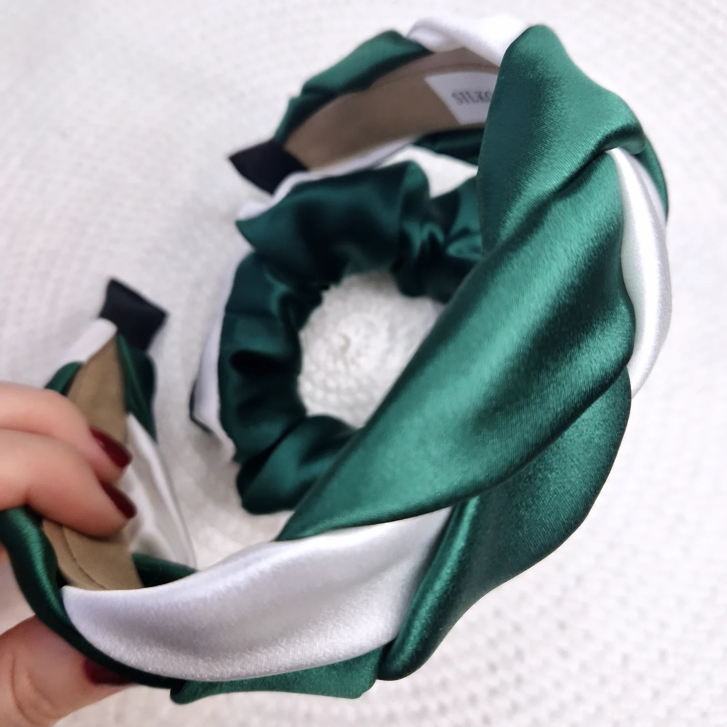 Lankelis ir gumytė "ŽALIA - BALTA"