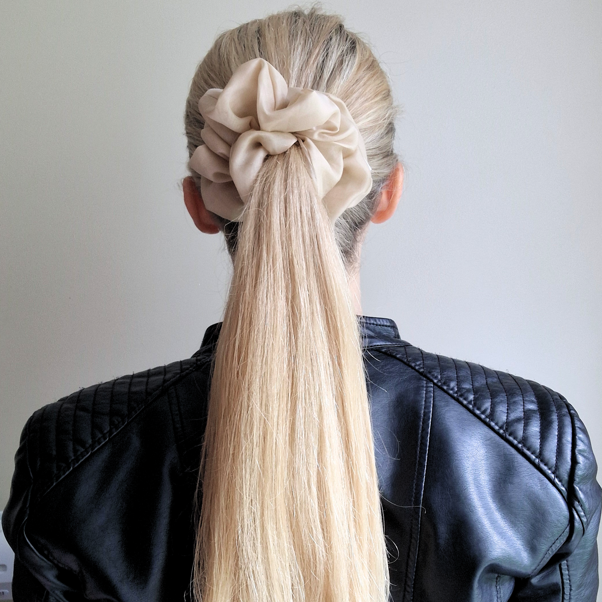 Organzos šilko plaukų gumytės