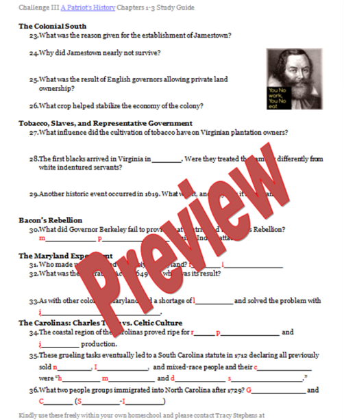 Family Study Guides Ch 1-3