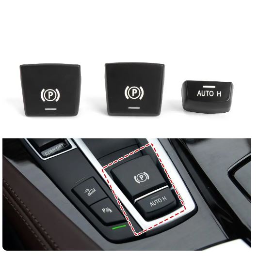 Rankinio stabdžio mygtukas