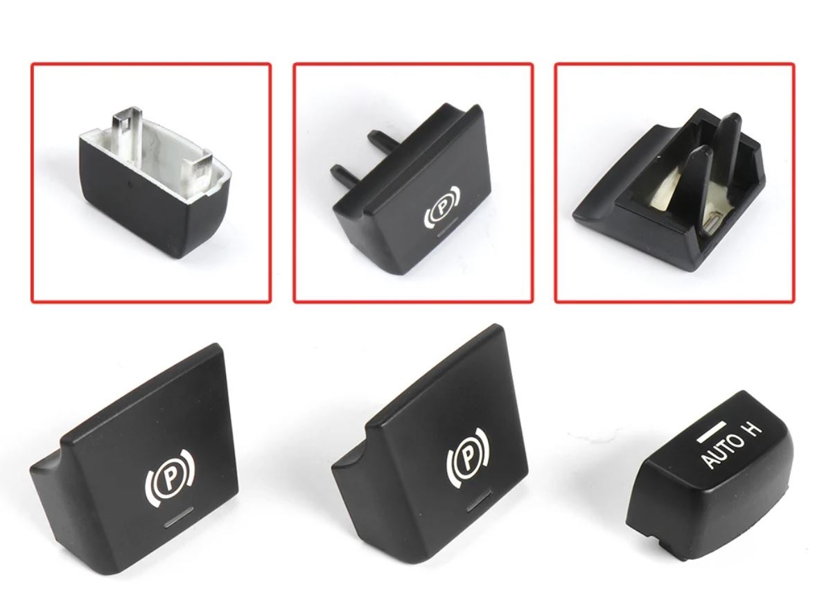 Rankinio stabdžio mygtukas