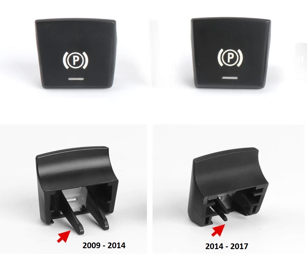 Rankinio stabdžio mygtukas