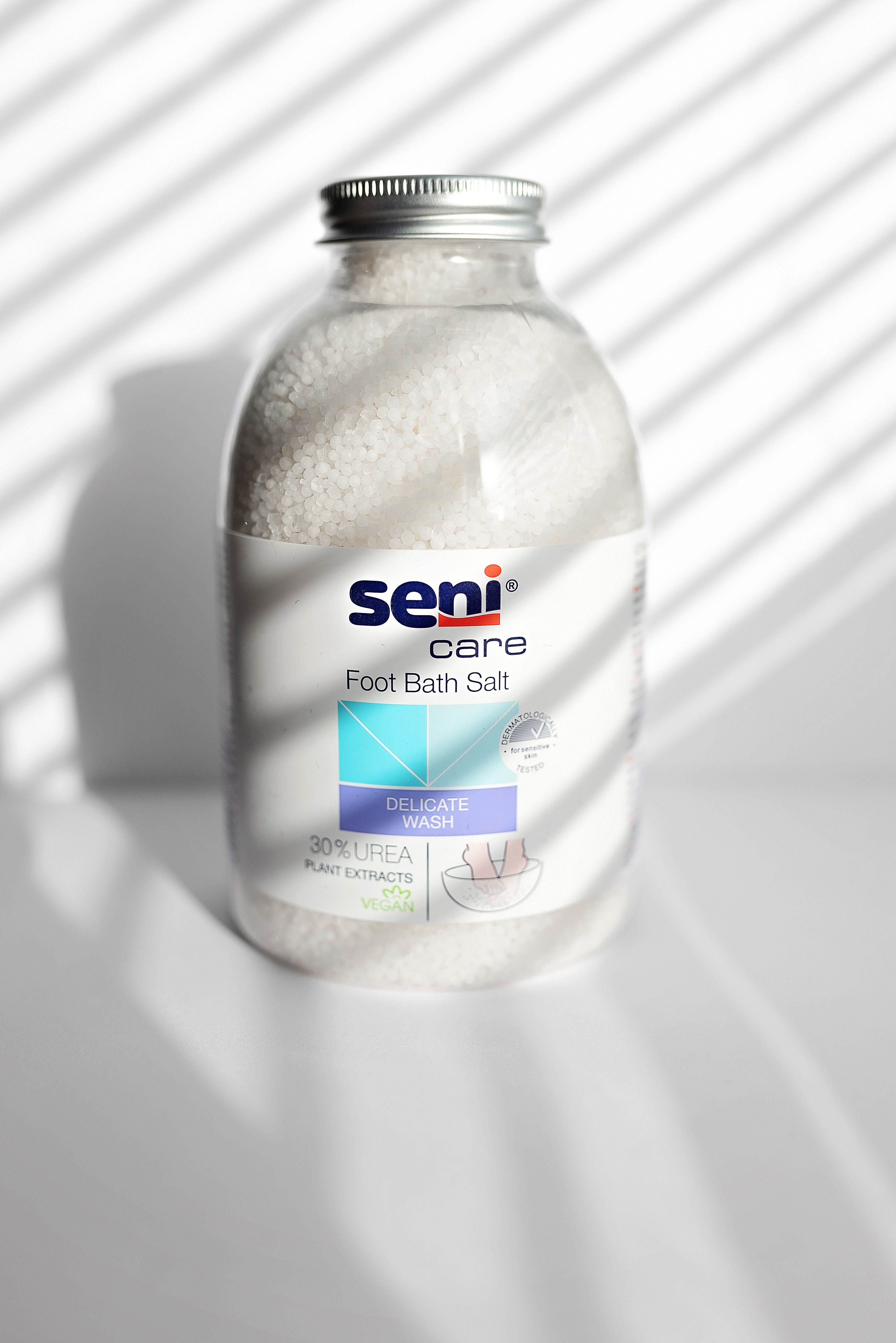 SENI CARE druska pėdų vonelėms, 400 g.