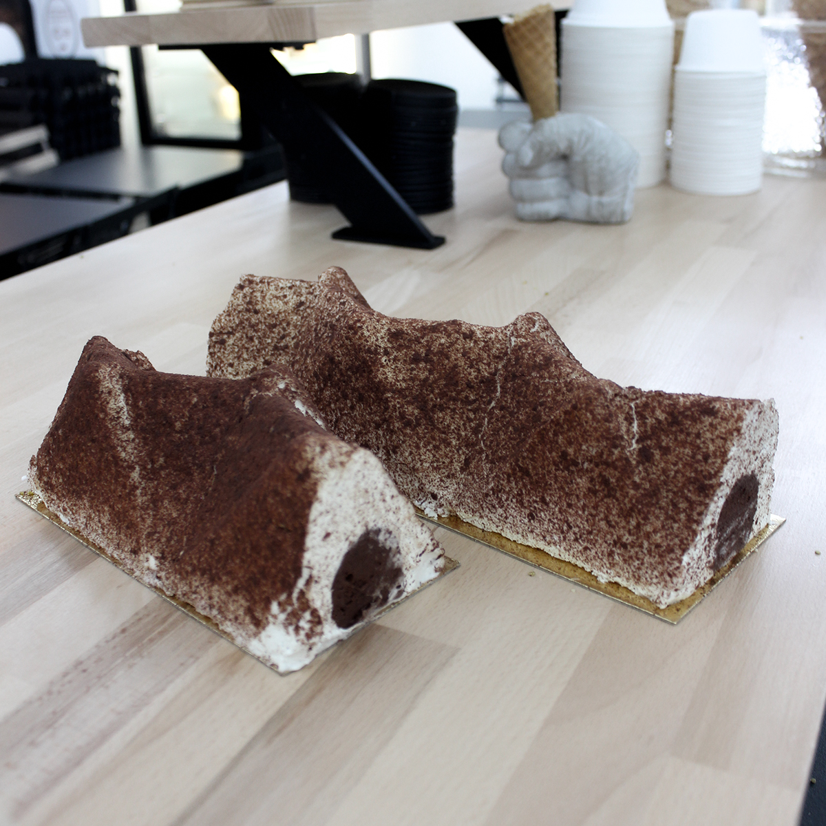 Bûche Combo Vanille - Chocolat