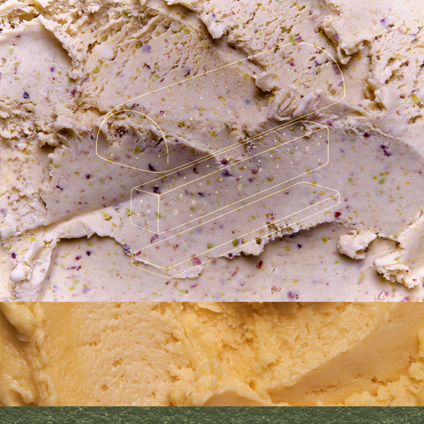 Bûche Pistache - Mangue