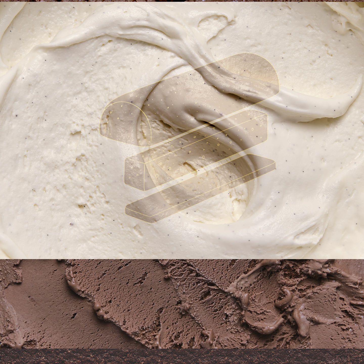 Bûche Vanille - Chocolat