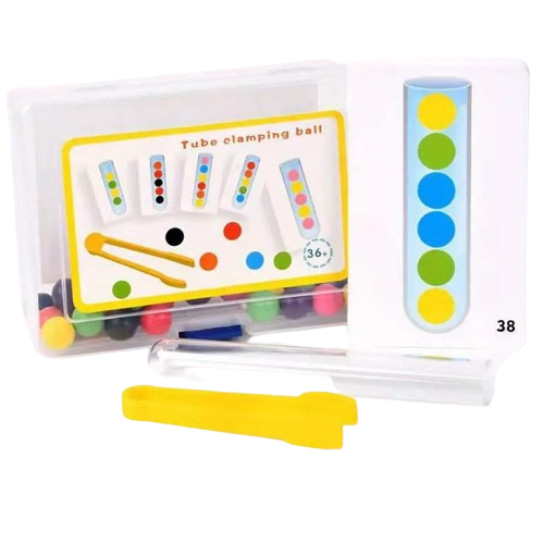 Jeu de tri et de motricité fine - Boules