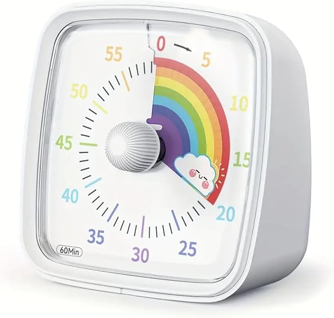 Minuteur Visuel Timer Enfant, 60 Minutes