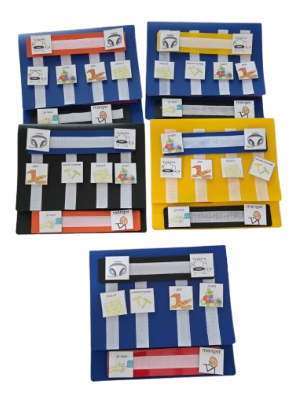 Classeur de Communication par Pictogrammes Type pecs makaton autiste TSA