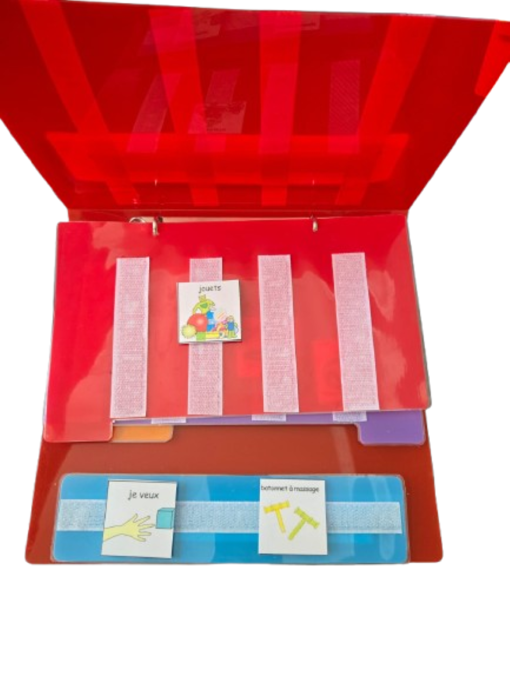 Classeur de Communication par Pictogrammes Type pecs makaton autiste TSA