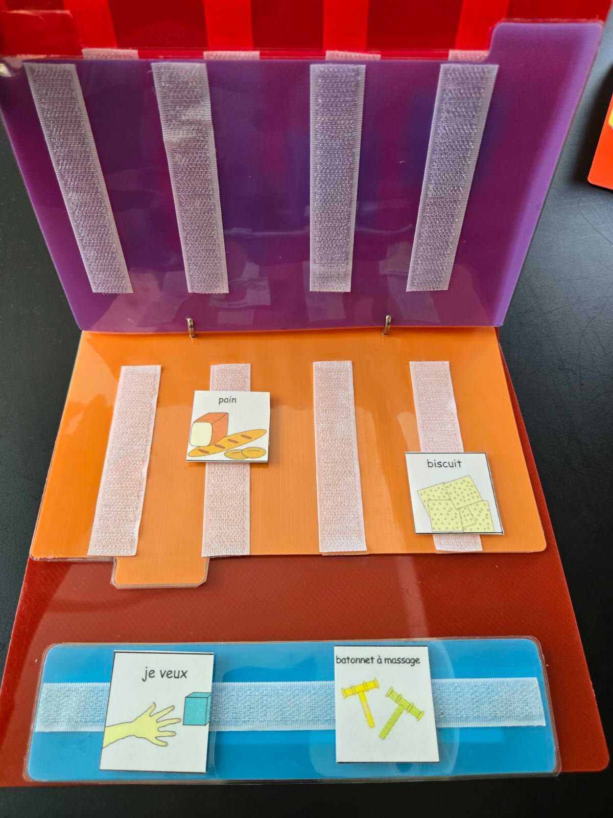Classeur de Communication par Pictogrammes Type pecs makaton autiste TSA