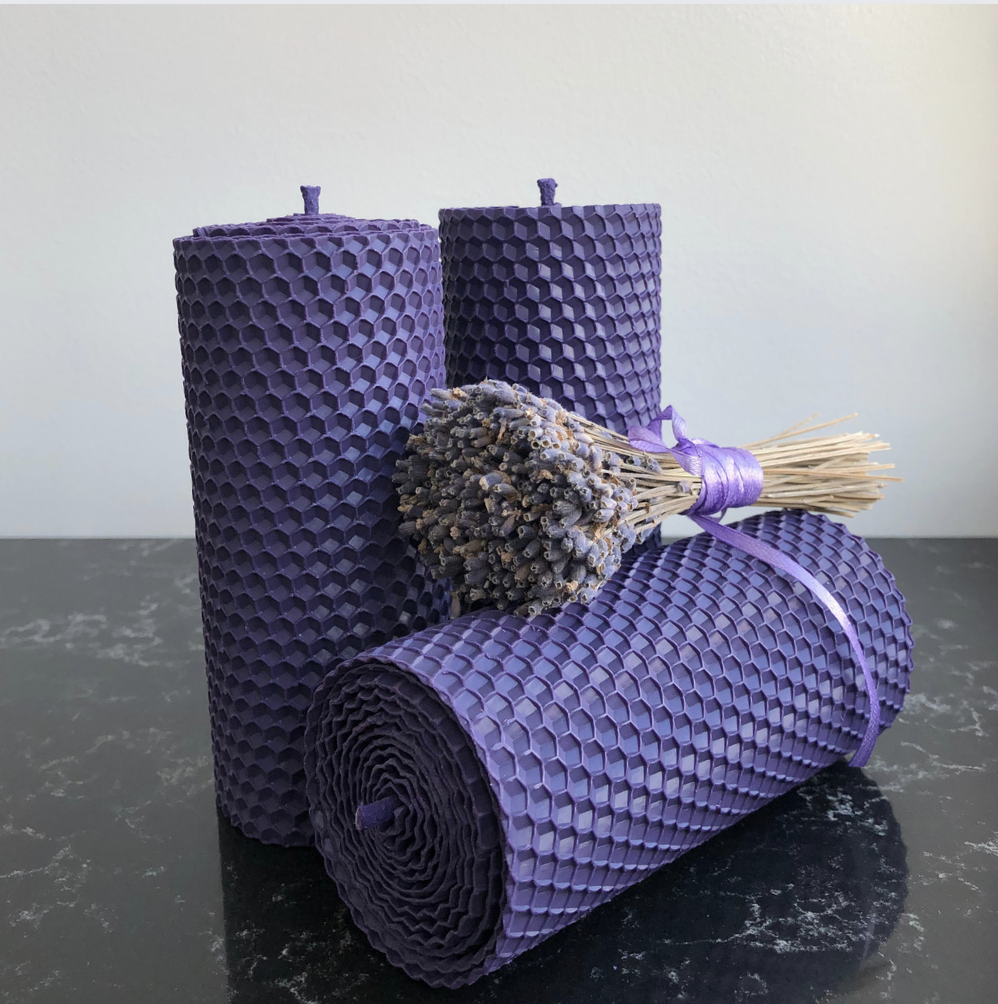 Natūralaus bičių vaško žvakių rinkinys