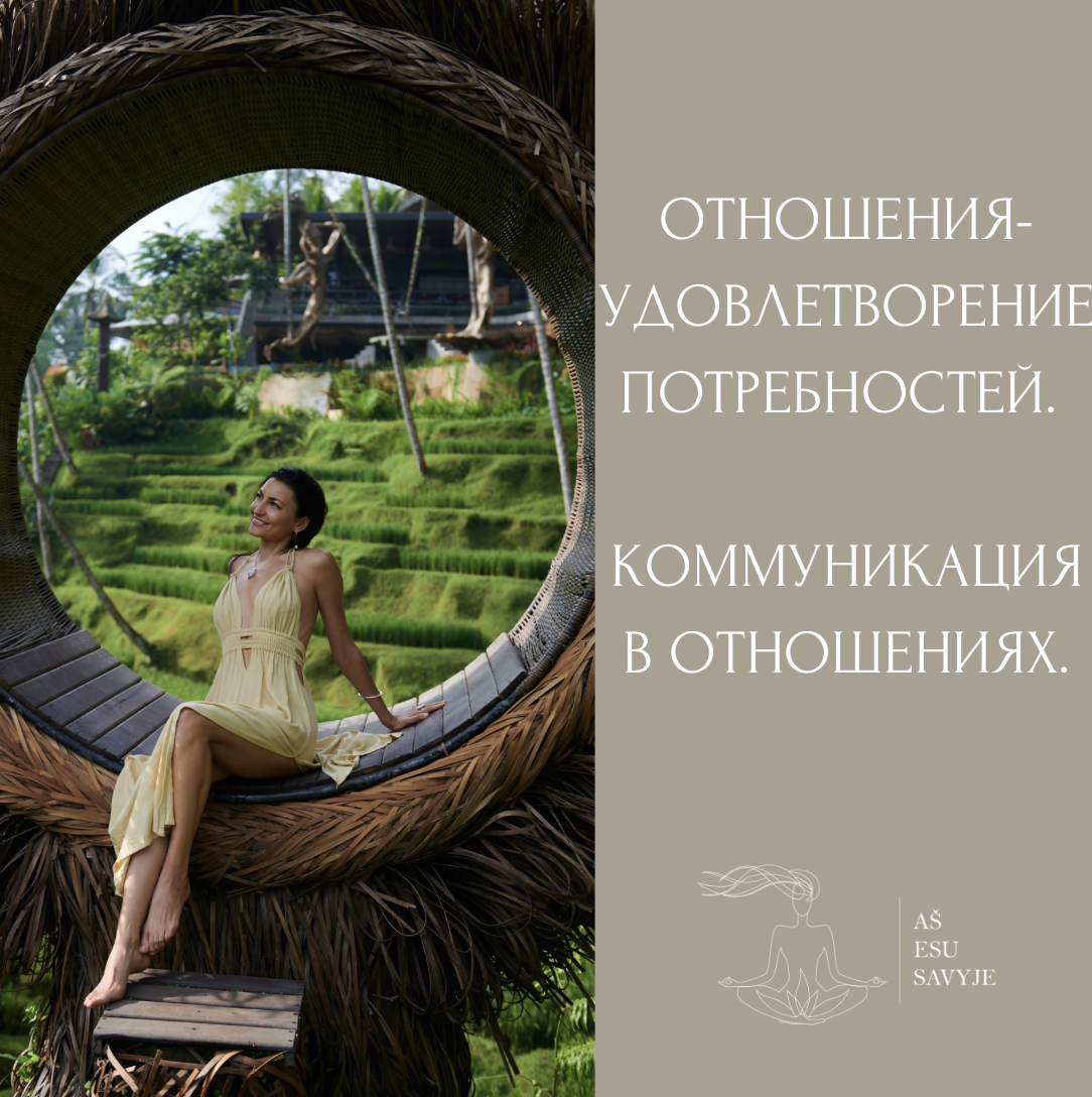 Отношения-удовлетворение потребностей. Коммуникация в отношениях.