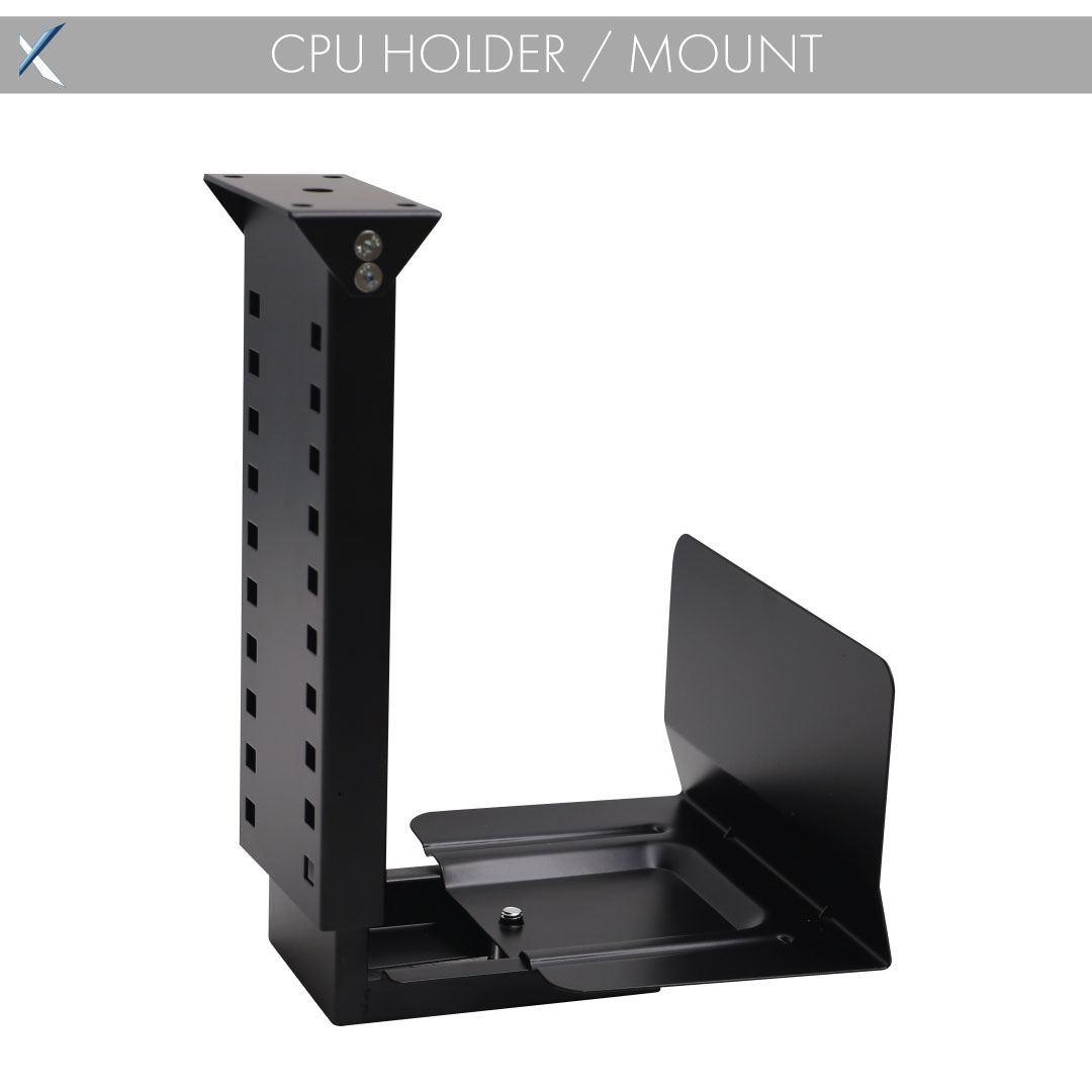 Under desk CPU holder  | PC holder for standing desk