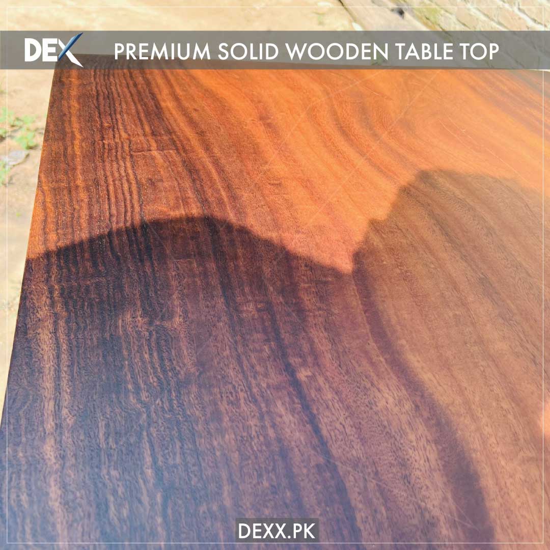 Large size heavy solid wooden Table top (premium matte finish)