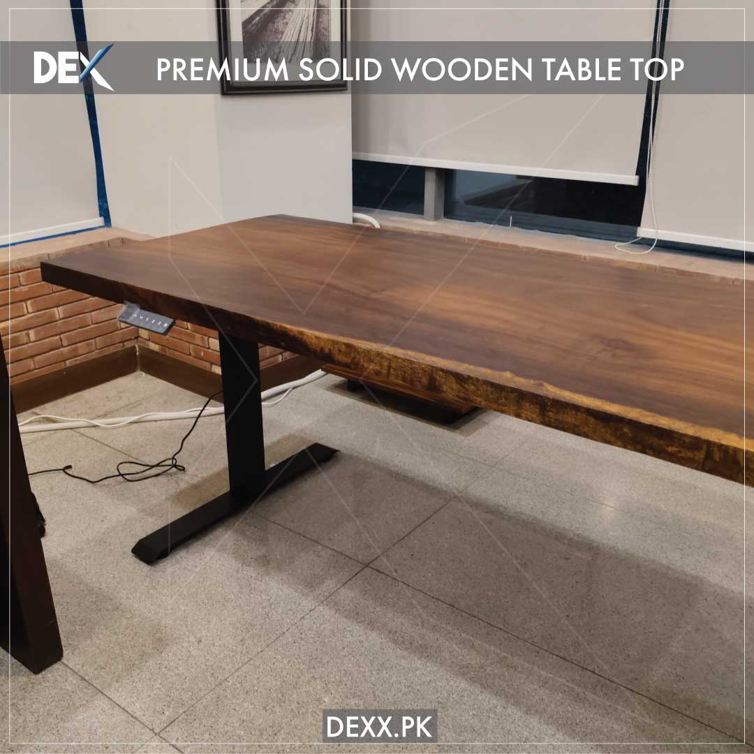 LIFT X3 | Smart standing desk with premium Solid wooden top 