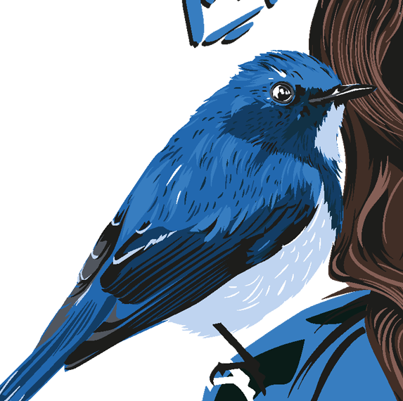 REPROGRAPHIE "L' oiseau bleu"