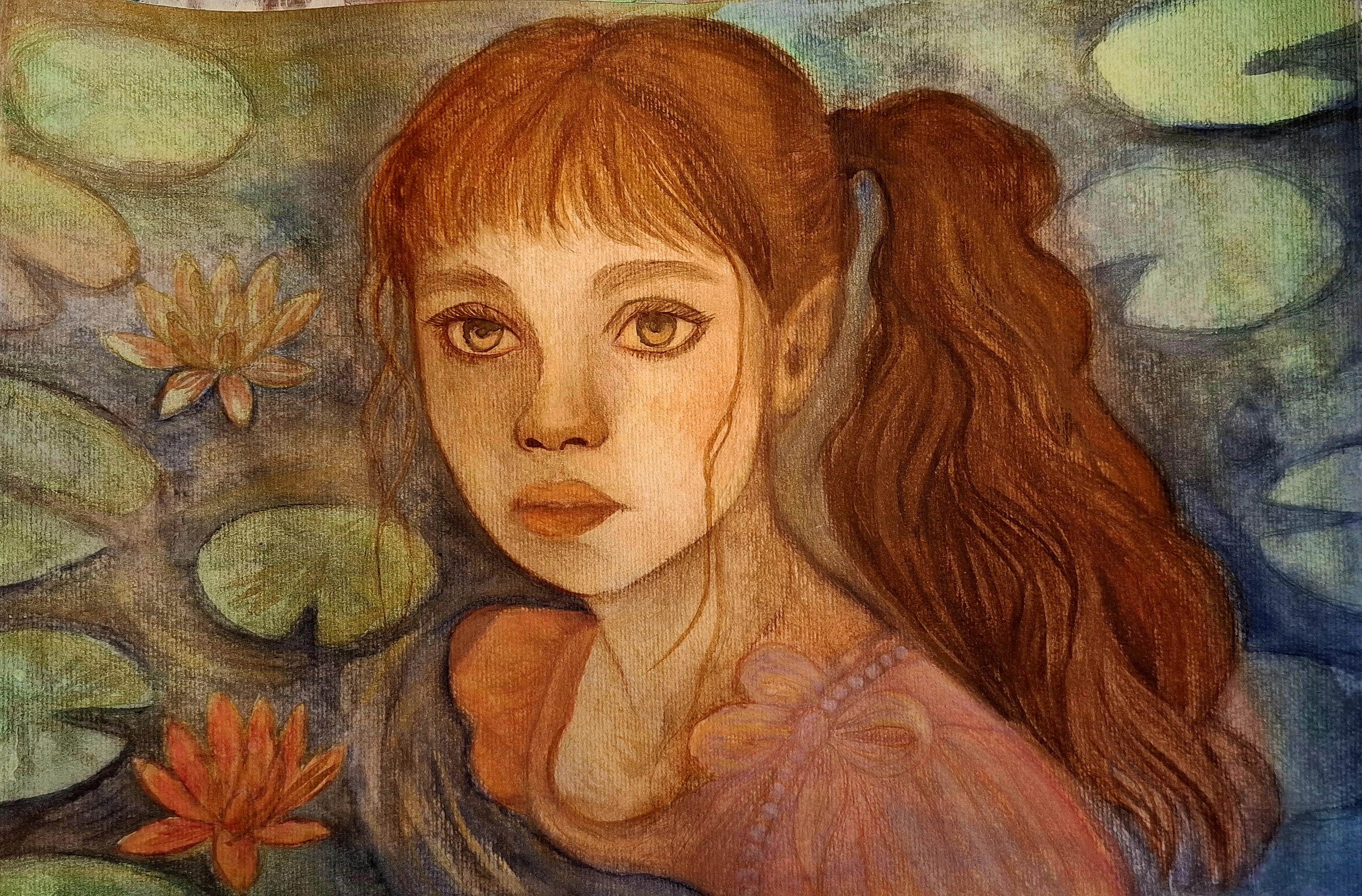 Handgemaltes Aquarellbild