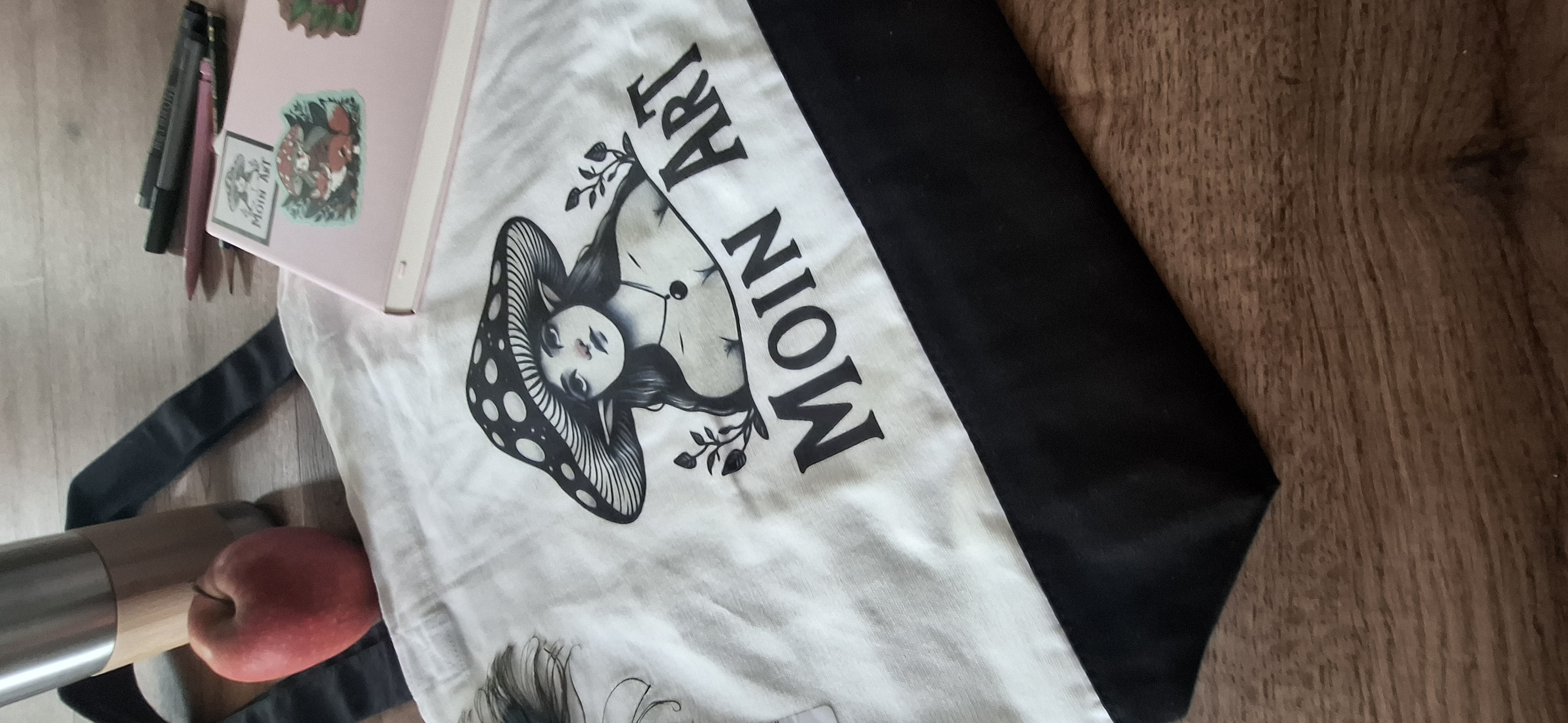 Coole Künstler-Tasche | MOIN ART Logo| Bio-Baumwolle