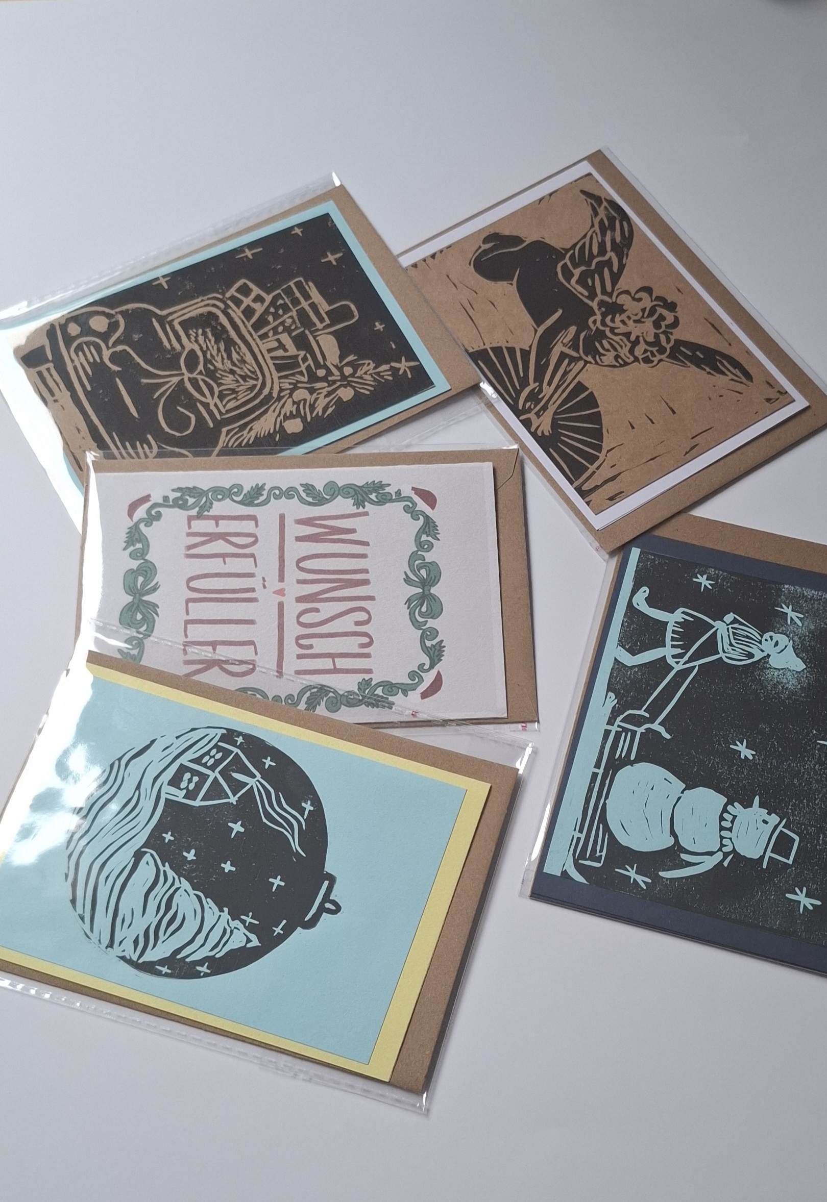 Handgemachte Weihnachtskarten /Grußkarten 2#