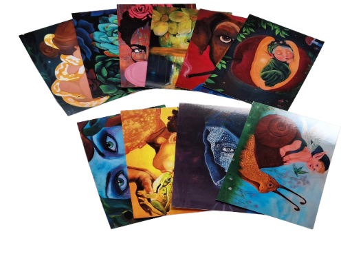 Kunstdrucke im Postkartenformat