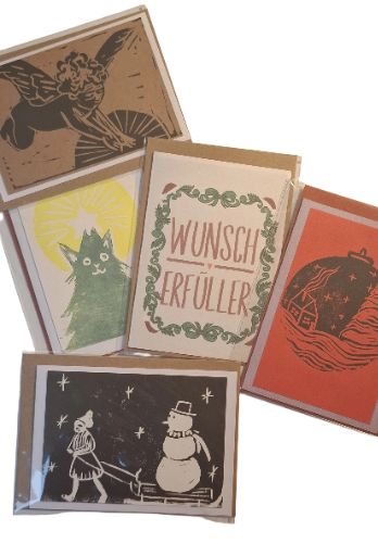 Handgemachte Weihnachtskarten/Grußkarten 5#