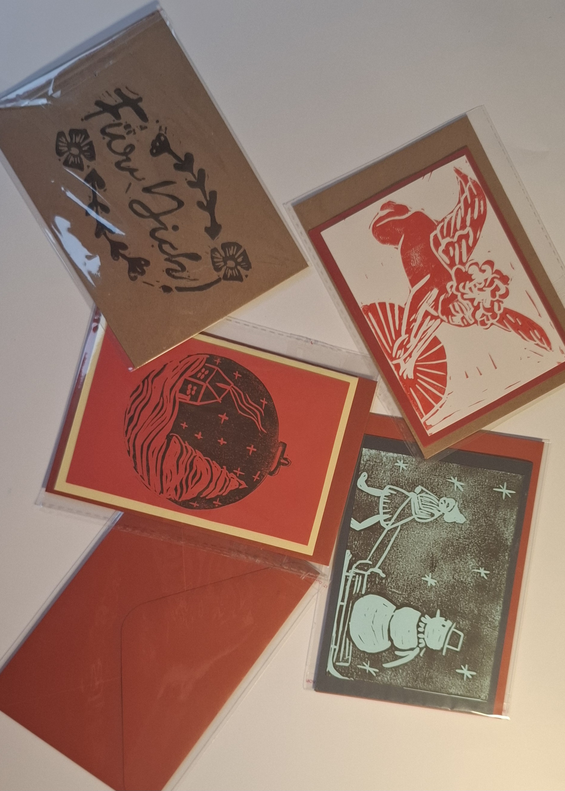 Handgefertigte Weihnachtskarten/Grußkarten 3#