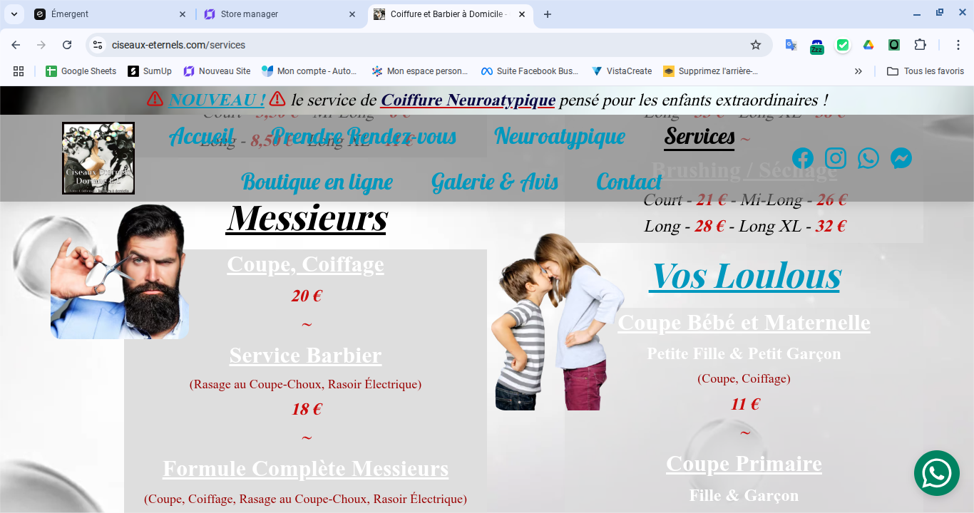 Service de Coiffure à Domicile