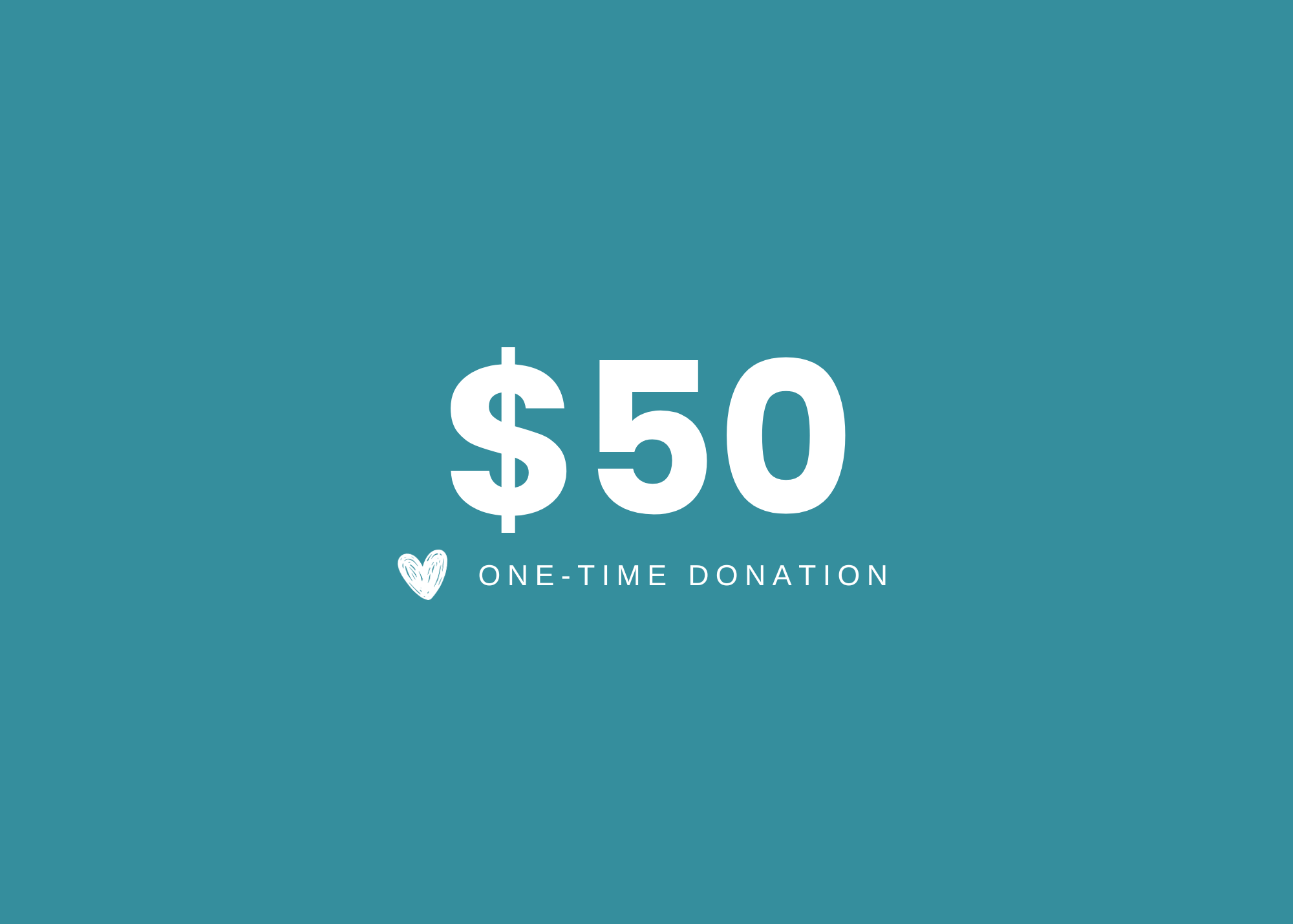 Give a one-time donation of $50
