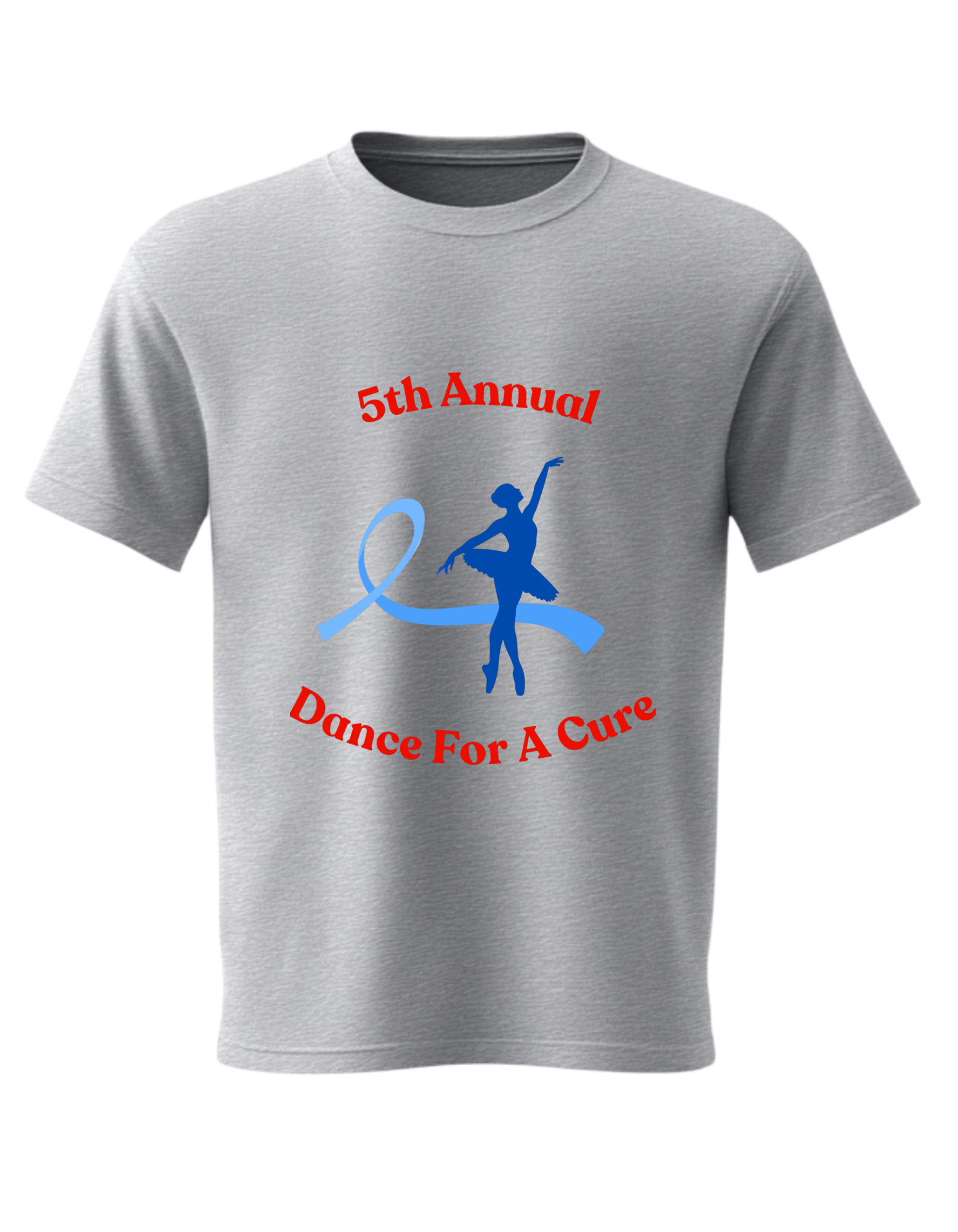 5th Annual Dance For A Cure Event T-shirt