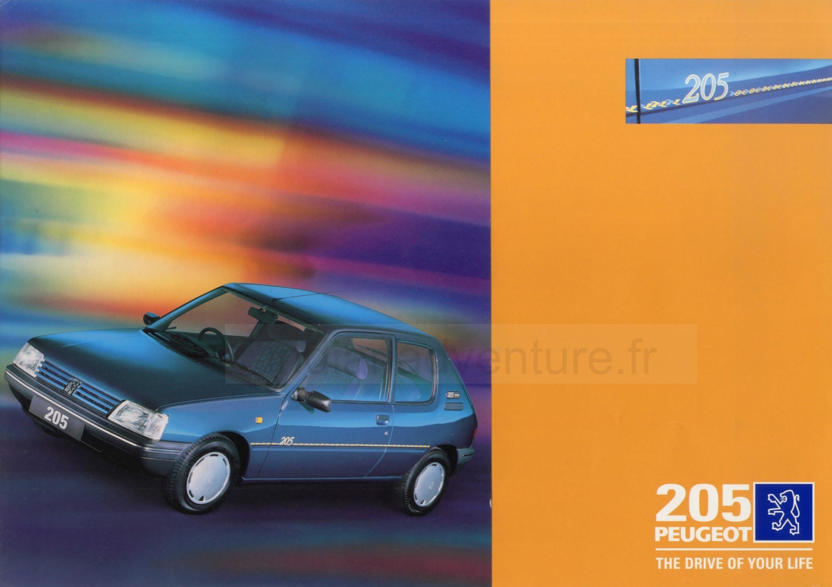 Brochure Peugeot 205 de 1996 (Royaume-Uni)