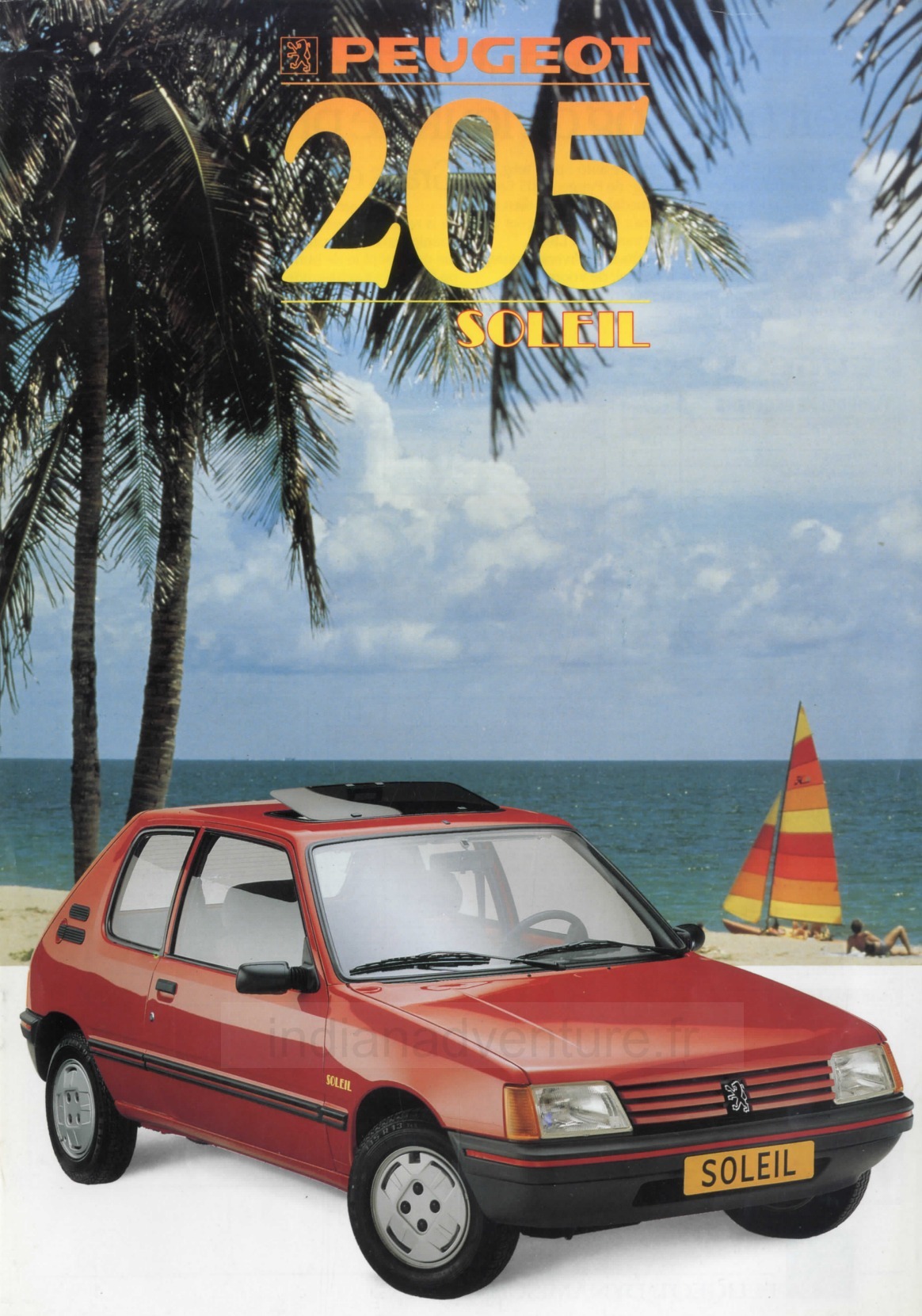 Brochure Peugeot 205 Soleil (Pays-Bas)