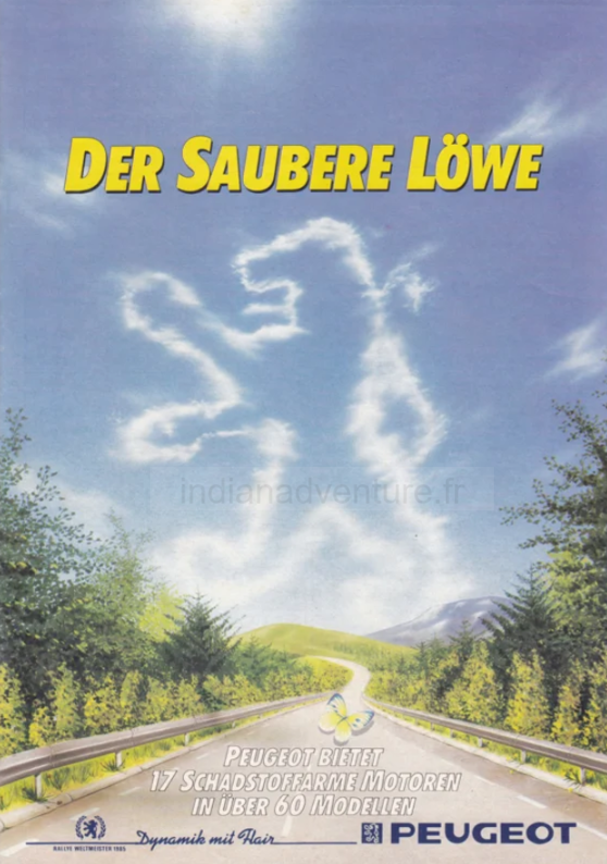 Brochure Peugeot Gamme Moteur (Allemagne)