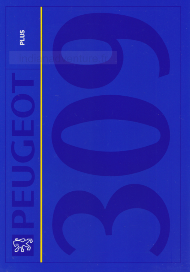 Brochure Peugeot 309 Plus (Pays-Bas)