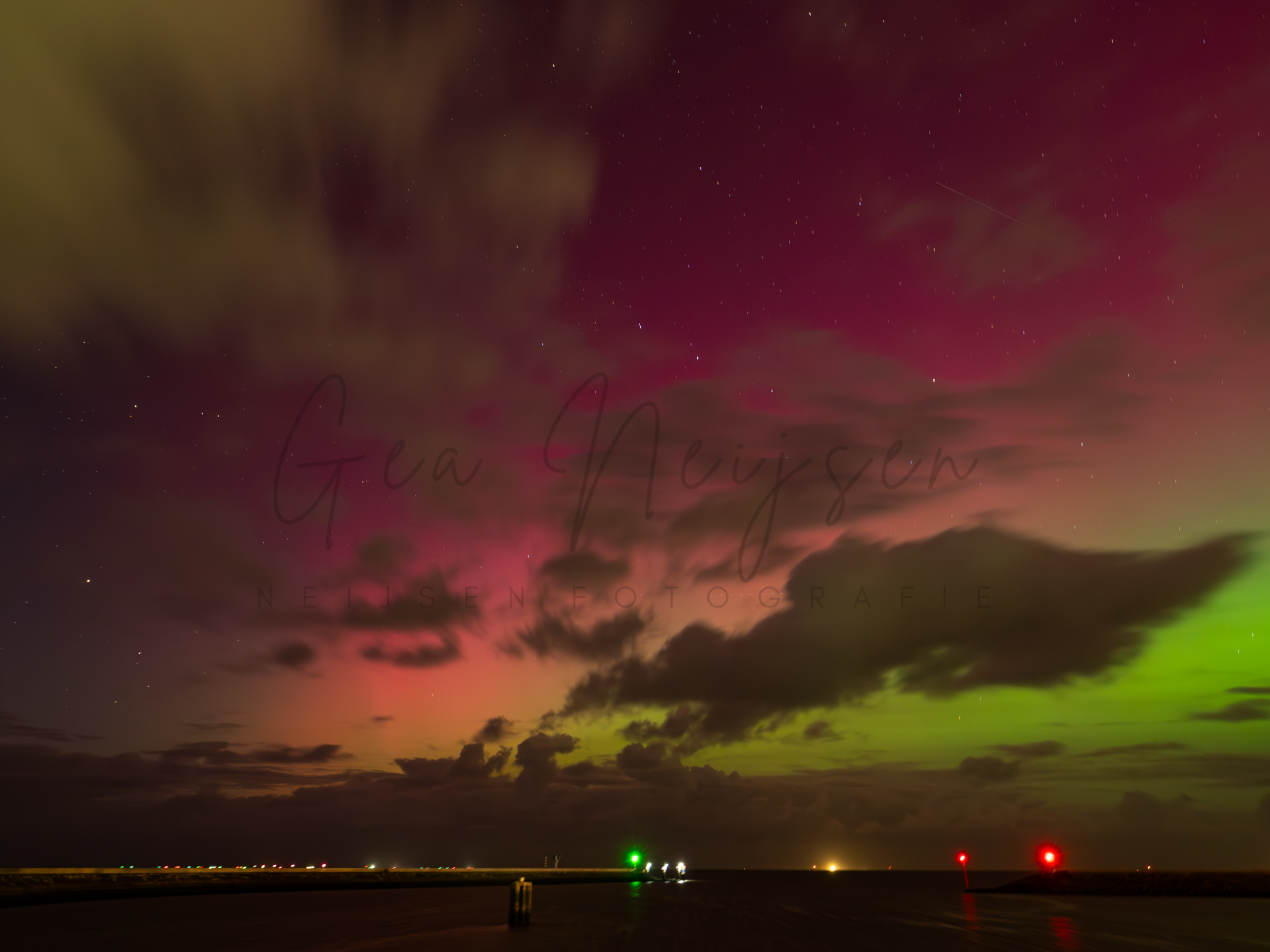 Aurora borealis Harlingen