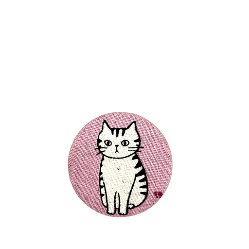 Pussolini™ fabric pin