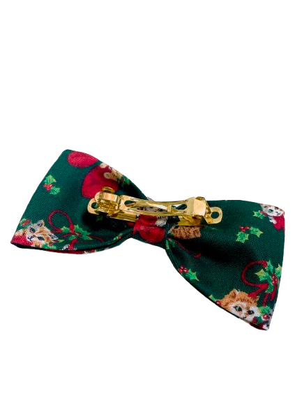 Pussolini ™ Christmas hair bow