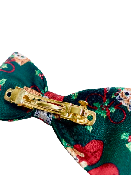 Pussolini ™ Christmas hair bow