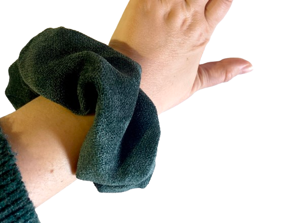 Pussolini™ XL Scrunchie: darkgreen