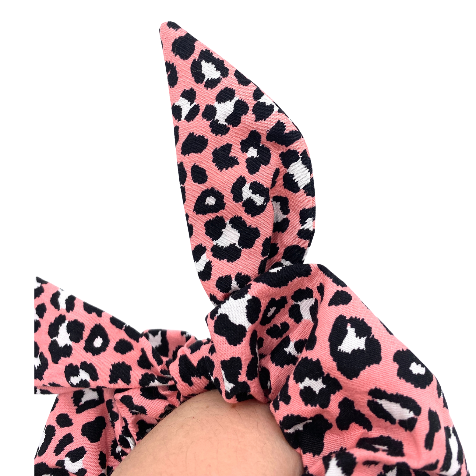 Pussolini™ XL Bow Scrunchie: Pink Panther