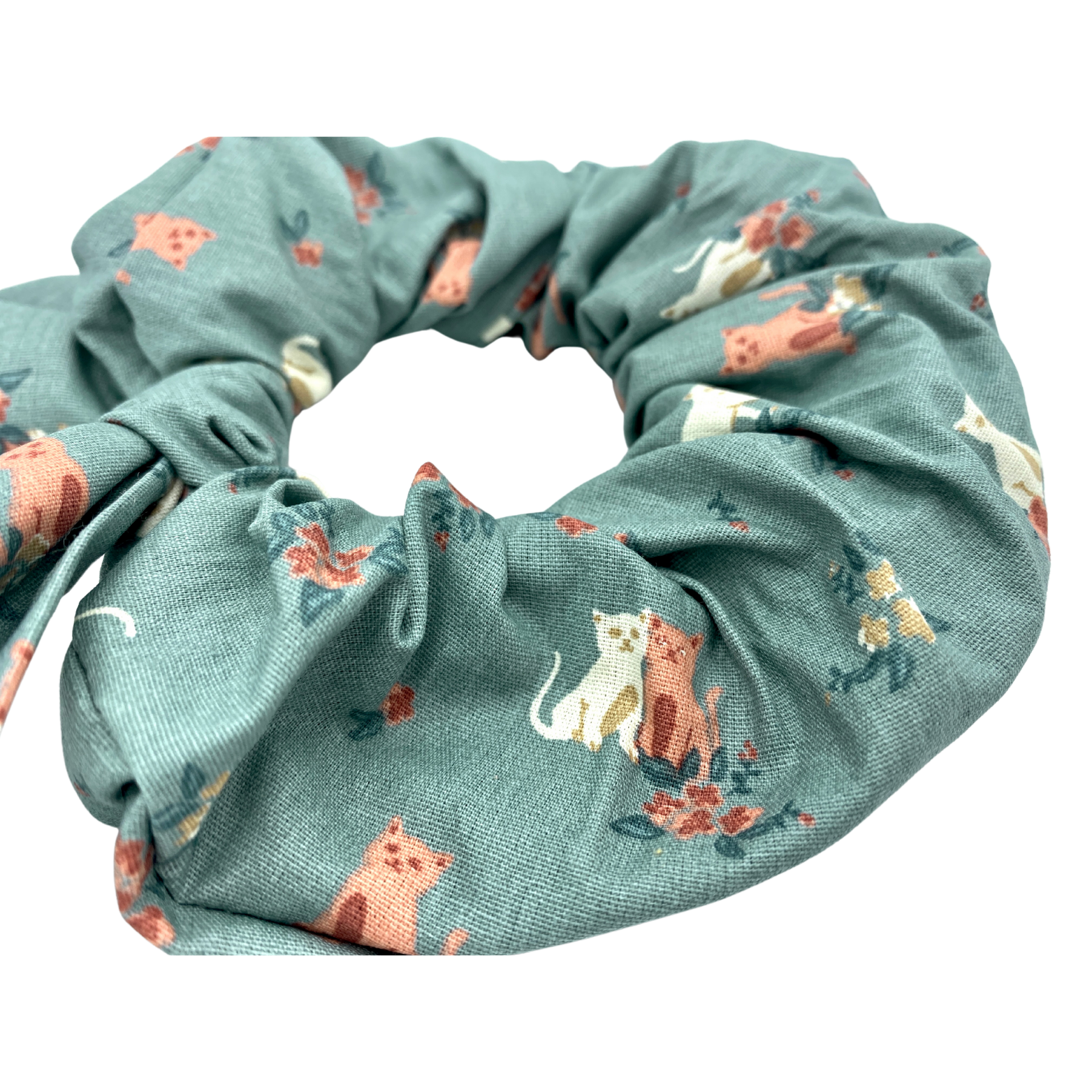 Pussolini ™ XL Bow Scrunchie: vintage green